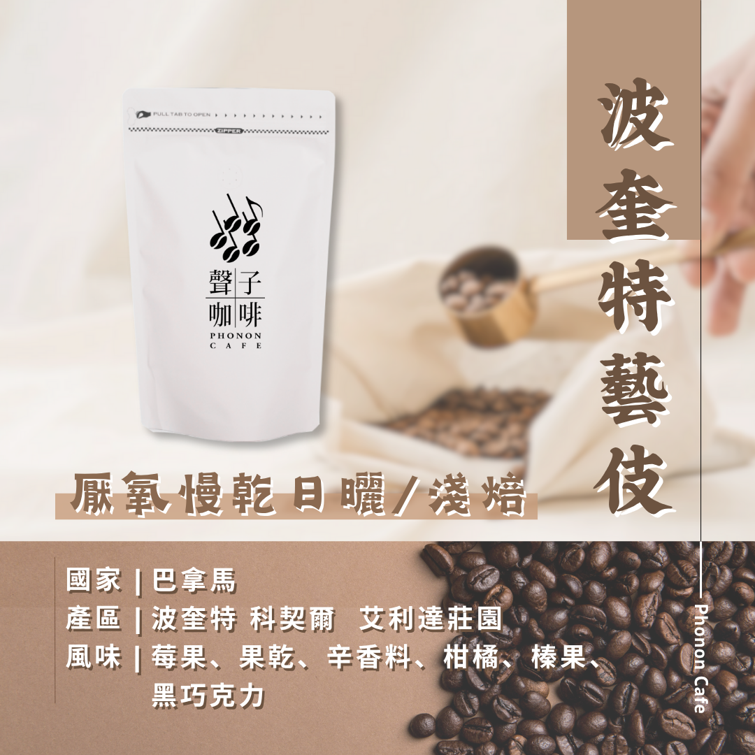巴拿馬 波奎特 科契爾 艾利達莊園 厭氧慢乾日曬